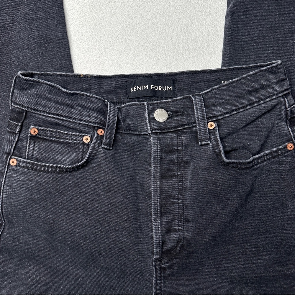 Denim Forum Arlo High Rise Straight 28L - Picture 4 of 11